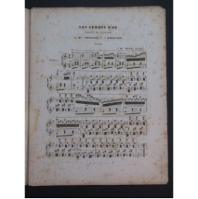 TRESVAUX DE LA ROSELAYE Madame Les Gerbes d'Or Piano 4 mains XIXe