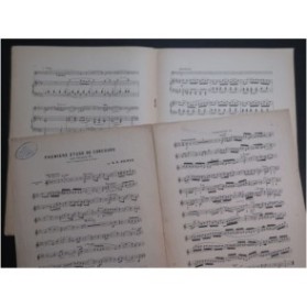 PETIT Alexandre Etude de Concours No 1 Clarinette Piano