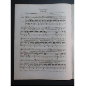 MASSÉ Victor Ivonaïc Chant Piano XIXe