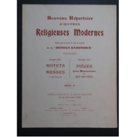 MINAUD Joseph Ecce Sacerdos Magnus Chant Orgue 1913