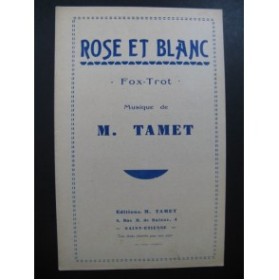 Rose et Blanc M. Tamet Accordéon