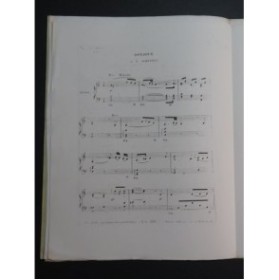 SCHUBERT Franz Bonjour Piano ca1855