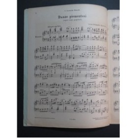 SINIGAGLIA Leone Danze Piemontesi op 31 No 2 Piano 1907