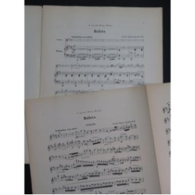 PAPINI Guido Ballata op 28 No 2 Piano Violon