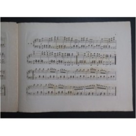 GILLE C. Les Bords de l'Allier Souvenirs de Vichy Valse Piano XIXe