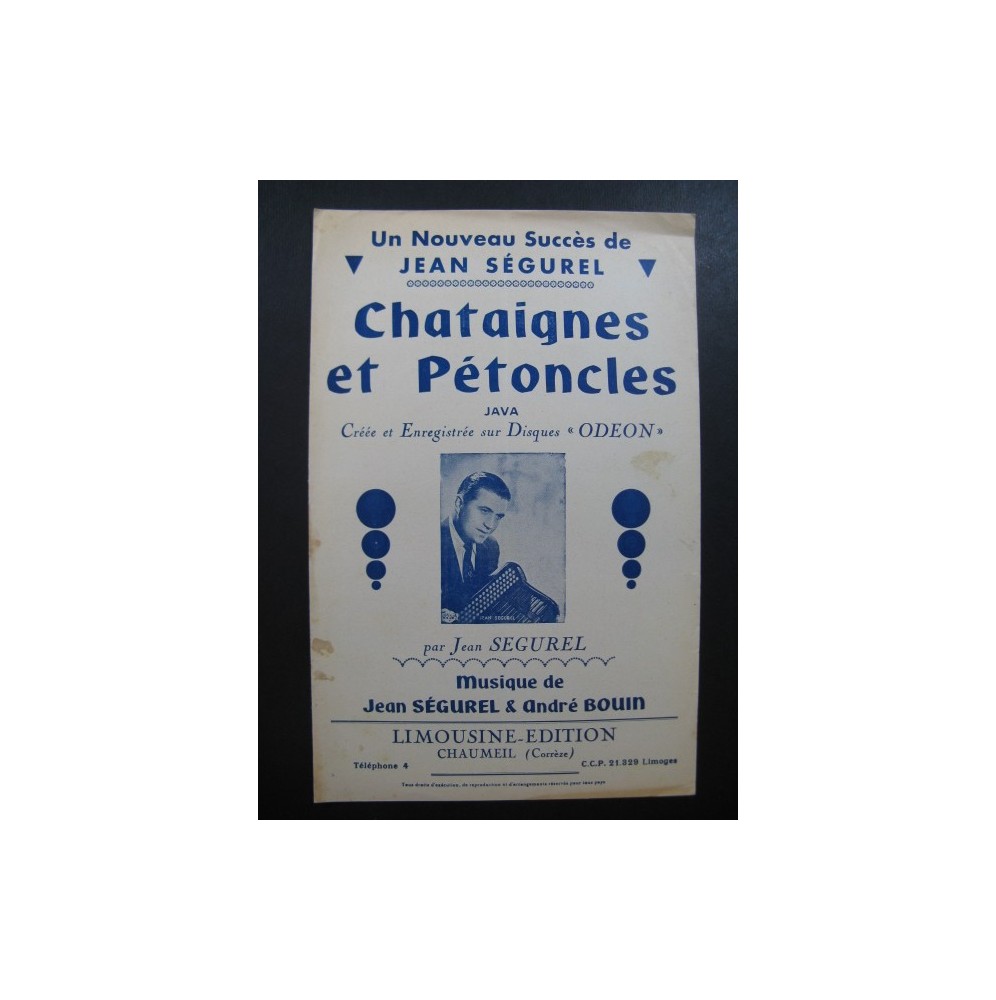 Chataignes et Pétoncles Jean Ségurel