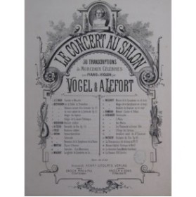 SCHUBERT Franz Ave Maria Violon Piano XIXe