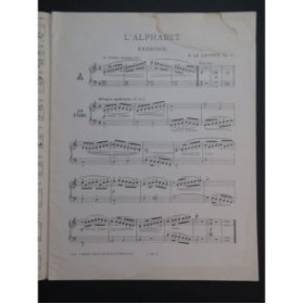 LE COUPPEY Félix L'Alphabet 25 Etudes Piano XIXe