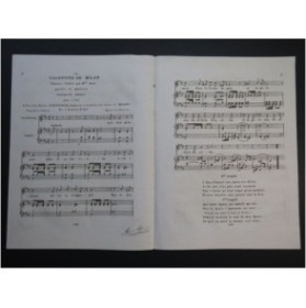 MÉHUL Valentine de Milan No 13 Chant Piano 1822