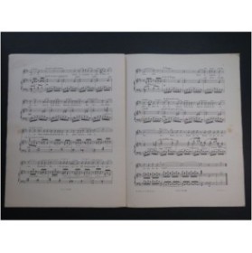 JAQUES-DALCROZE E. Les Jumeaux de Bergame No 8 Chant Piano 1908