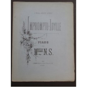 Melle N. S. Impromptu-Idylle Piano 1863