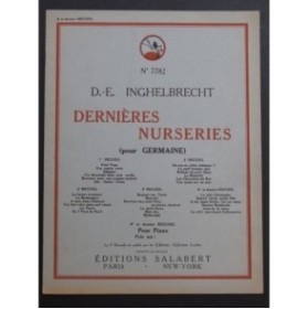 INGHELBRECHT D. E. La Nursery 6e Recueil Piano 1932