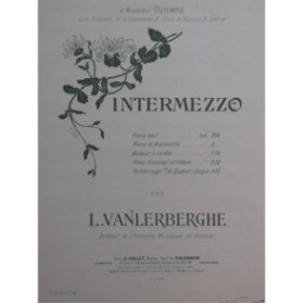 VANLERBERGHE L. Intermezzo Piano