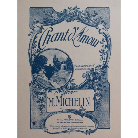 MICHELIN M. Chant d'Amour Piano Violon