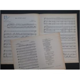 BOREL-CLERC Charles Ma p'tit'Lulu Chant Piano ca1906