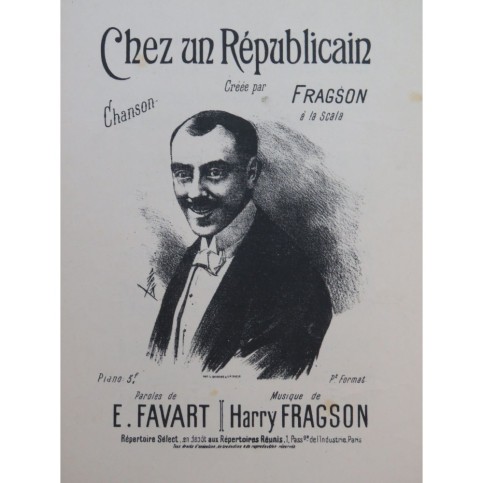 FRAGSON Harry Chez un Républicain Chant Piano