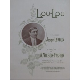 NILSON-FYSHER A. Lou-Lou Chant Piano 1906