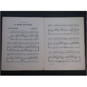 SAUVREZIS Alice La Ronde Enfantine Chant Piano ca1899
