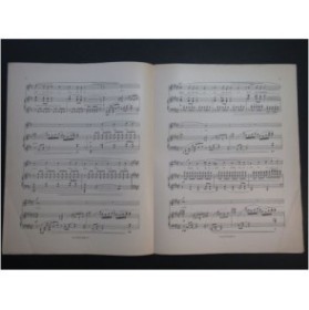 VIDAL Paul Les Roses Mortes Chant Piano 1907