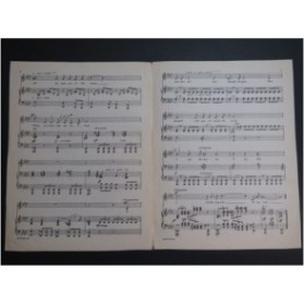 HUHN Bruno Invictus Chant Piano 1938