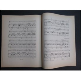 POUSSARD Horace Ode à la Nuit Chant Piano ca1885