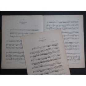 DE GUARNIÉRI F. Sognando Piano Violon 1912