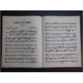 COLLIN Lucien L'Arbre de la Liberté Chant Piano ca1880