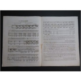 LHUILLIER Edmond La Fête à Suzon Chant Piano ca1850
