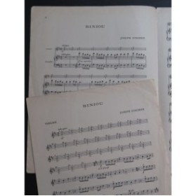 STRIMER Joseph Biniou Piano Violon 1934