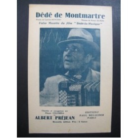 PREJEAN Albert Dédé de Montmartre Accordéon