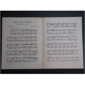 BERLIOZ Hector Valse des Sylphes Piano ca1900