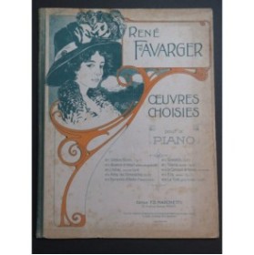 FAVARGER René Oeuvres Choisies 10 Pièces Piano