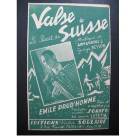 PRUD'HOMME Emile Valse Suisse Accordéon