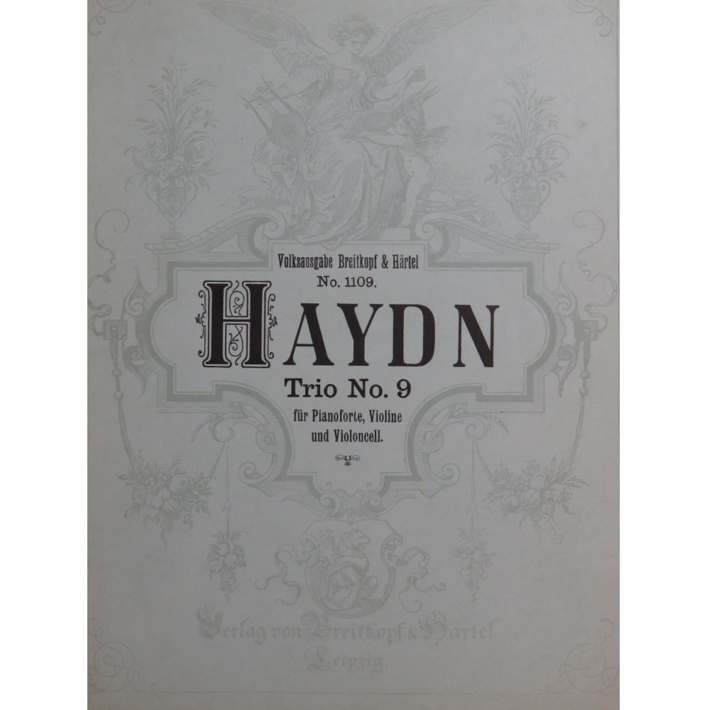 HAYDN Joseph Trio No 9 Piano Violon Violoncelle