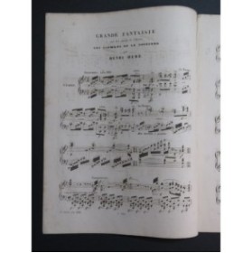 HERZ Henri Grande Fantaisie sur Les Diamans de la Couronne Piano ca1843