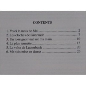 Roberto Gerhard Six Chansons Populaires Françaises Chant Piano 2002