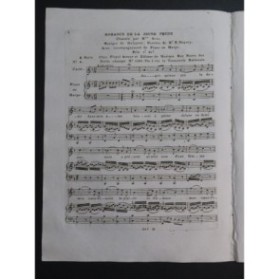 DALAYRAC Nicolas Romance de la Jeune Prude Chant Piano ou Harpe ca1805
