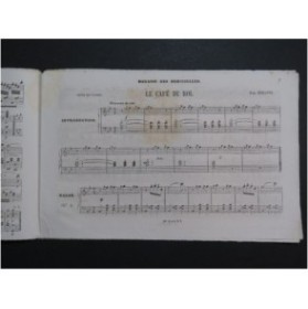 STRAUSS Le Café du Roi Quadrille Suite de Valses Piano 1862