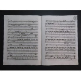 BERTON H. La Romance No 5 Chant Piano ca1820