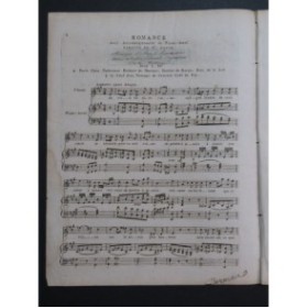 BENINCORI Angelo Romance Chant Piano ca1820