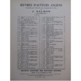 COUPERIN François Les Chérubins Piano Violoncelle 1930
