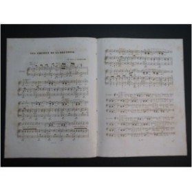 PUGET Loïsa Les Cheveux de la Bretonne Chant Piano ca1840