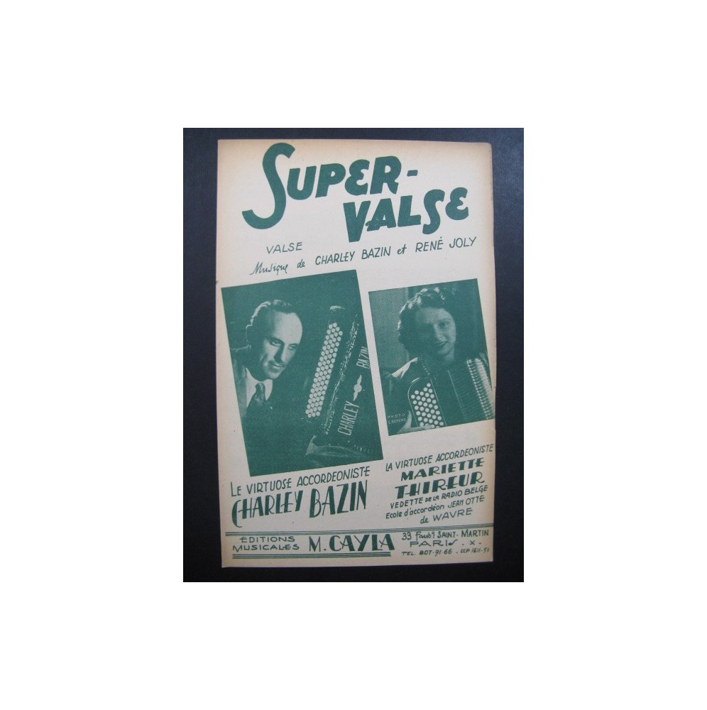 Super Valse Ch. BAZIN et René JOLY Accordéon