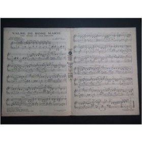 FRIML Rudolf Valse de Rose Marie Piano 1926