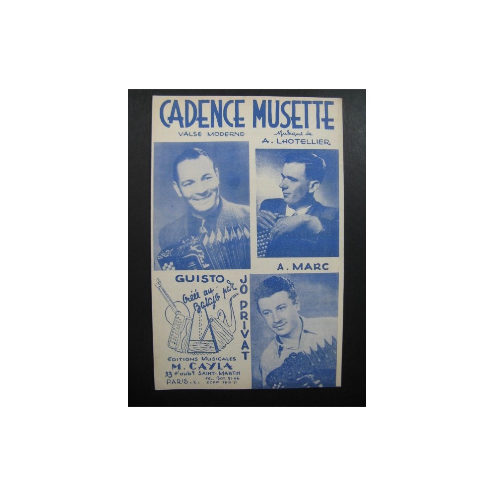 Cadence Musette A LHOTELLIER A Accordéon