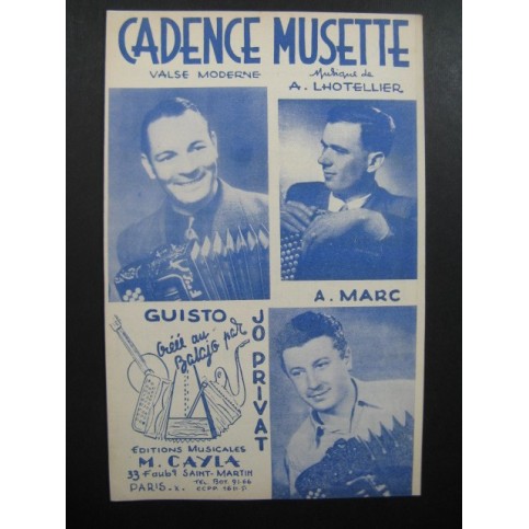 Cadence Musette A LHOTELLIER A Accordéon