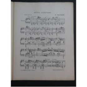 Bacchini Romolo Rêves lointains Piano ca1901