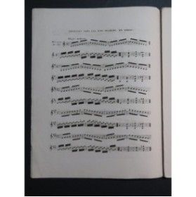 WÉRY Nicolas-Lambert Études Mélodique op 28 1 ou 2 Violons ca1840