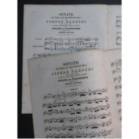 NARDINI Pietro Sonate Piano Violon ca1870