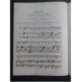 DALAYRAC Nicolas Lina ou Le Mystère No 5 Chant Piano ou Harpe ca1810